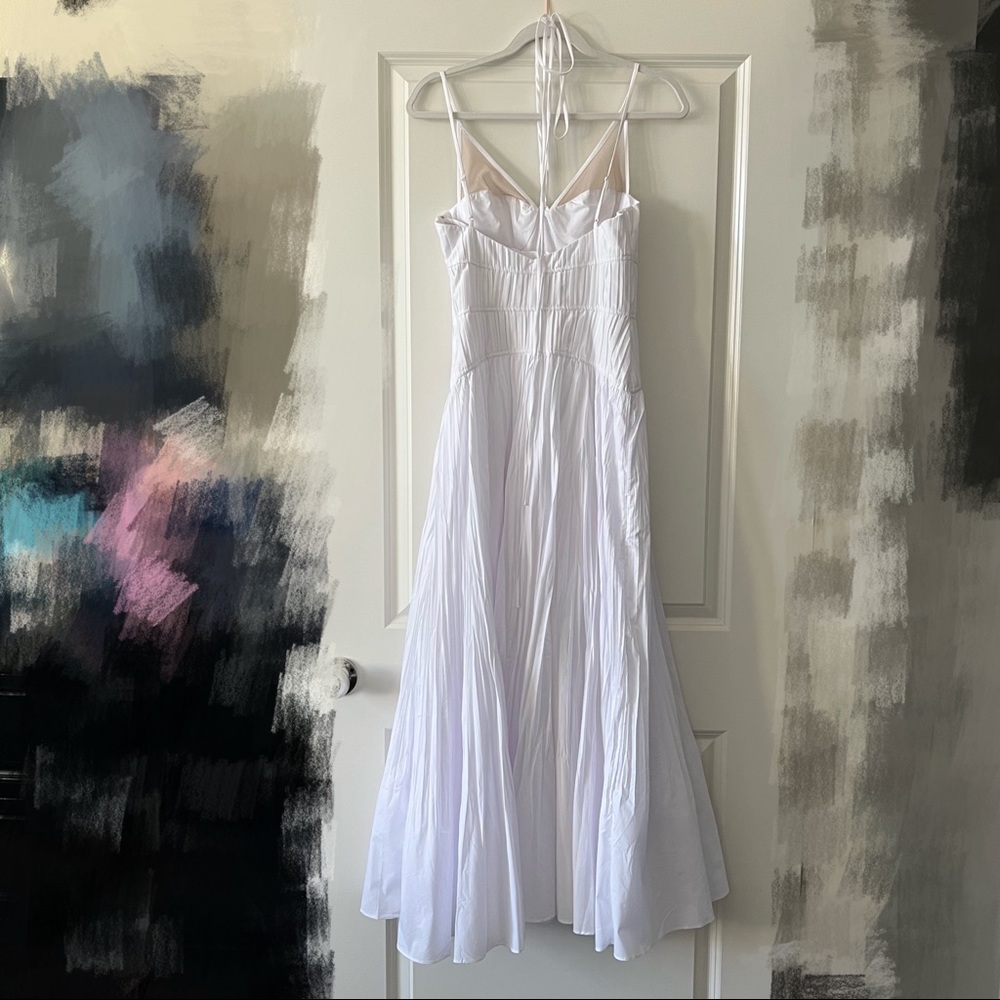Indy Cotton Blend Plissé Maxi Dress - Picture 9 of 13